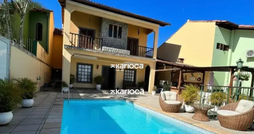 Casa 4 quartos - 320 metros em condomínio fechado na freguesia jacarepaguá - capim melado