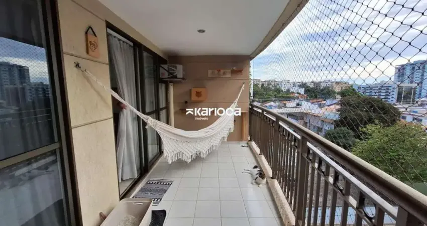 Freguesia  apartamento com 95m² 3 quartos sendo 1 suíte 2 vagas próximo ao centro do bairro lazer completo.