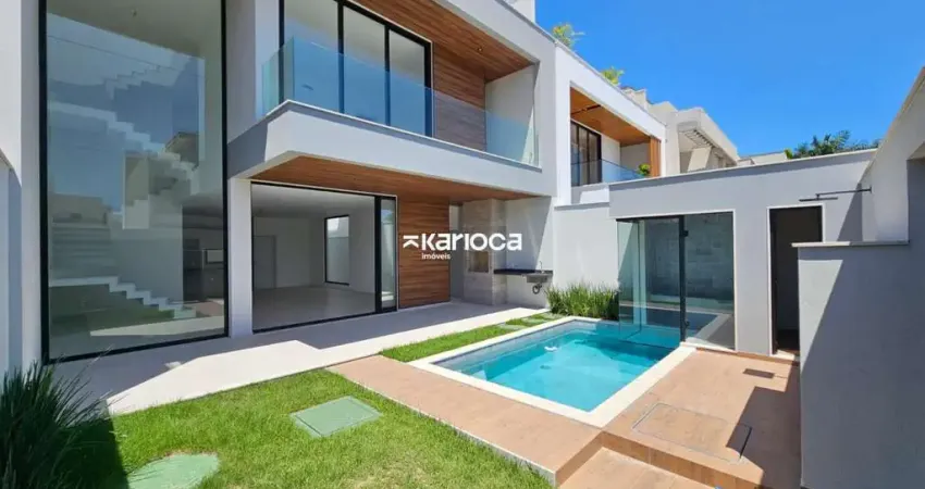 Casa com 3 dormitórios à venda, 275 m² por r$ 2.800.000,00 - recreio dos bandeirantes - rio de janeiro/rj
