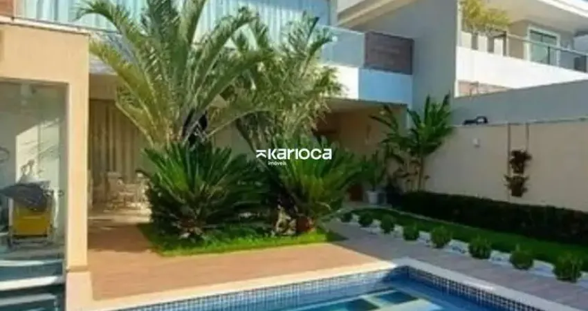 Casa em condomínio fechado com 5 quartos à venda na Estrada Vereador Alceu de Carvalho, 555, Recreio dos Bandeirantes, Rio de Janeiro