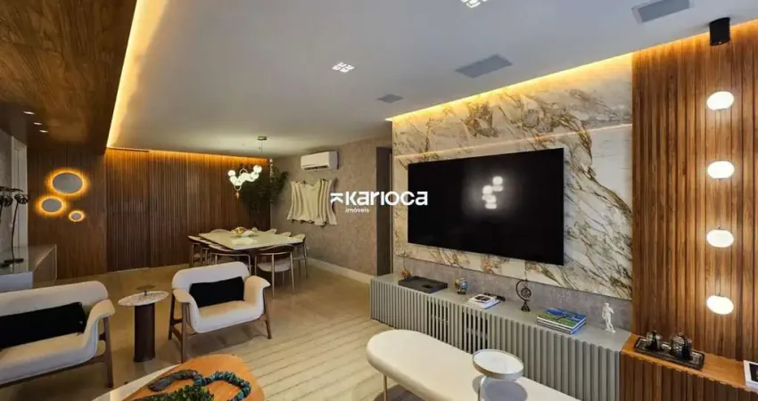 Apartamento majestic -  sol passante - 3 suítes plenas - finamente decorado e reformado - barra olímpica - rj