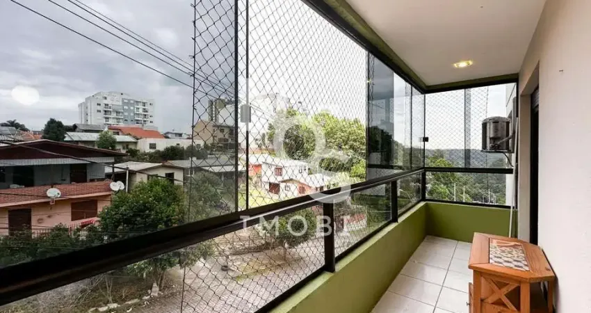 Apartamento 02 dormitórios semimobiliado - bairro santa catarina