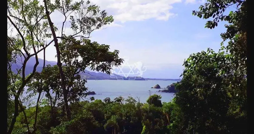 Terreno de 2002m² com vista privilegiada e à 05 minutos da praia, à venda na praia grande, ilhabela