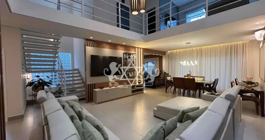 Sobrado à venda, &#34;mobiliado&#34; com 4 dormitórios sendo 3 suítes, área de lazer completo churrasqueira