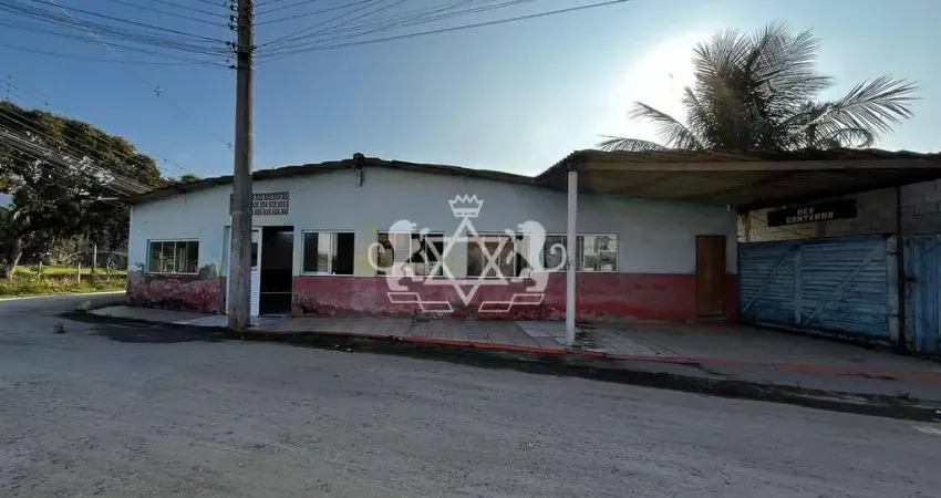 Ponto comercial com casa nos fundos, pegorelli, caraguatatuba, sp