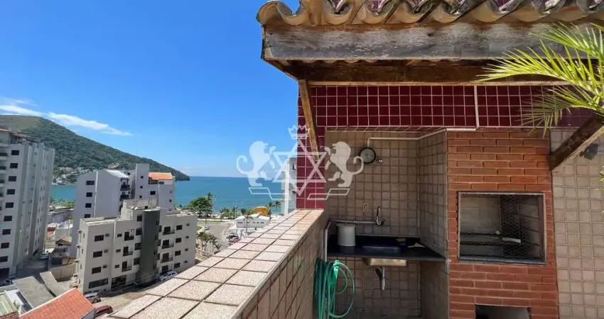 Excelente oportunidade de cobertura duplex à venda, 50 metros da praia martim de sá, 02 vagas na ga