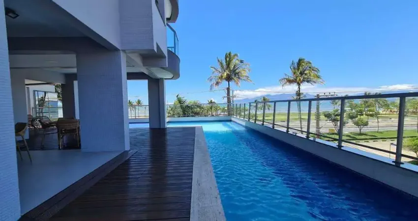 Apartamento a venda, 03 dormitorios, 01 suite, vista mar, no indaia, caraguatatuba.