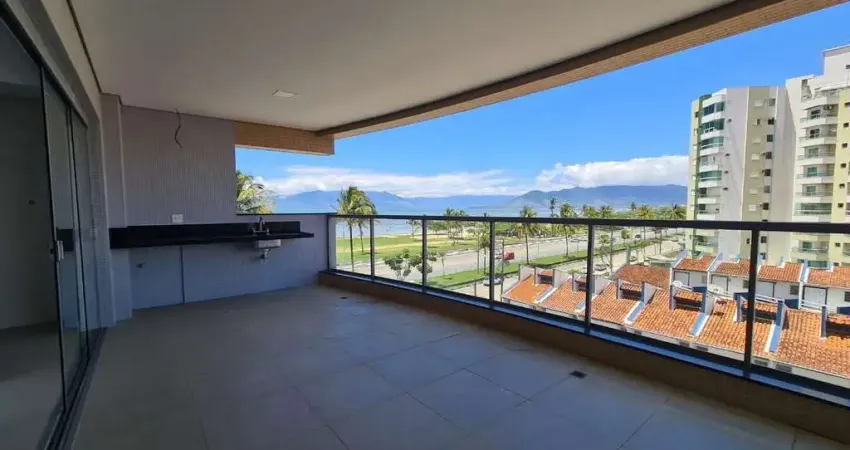 Apartamento alto padrao a venda, 03 dorm, 01 suite,vista para o mar, no indaia, caraguatatuba.