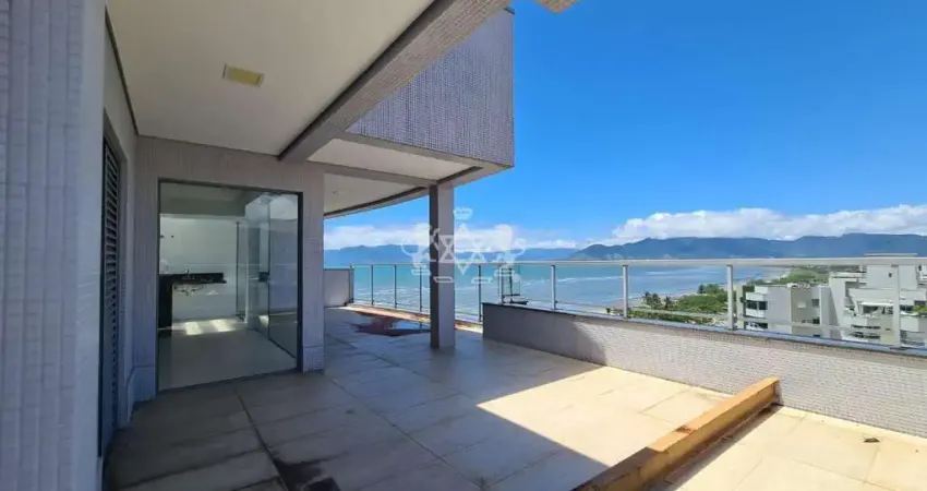 Cobertura a venda - 4 quartos, 02 suítes, frente mar, Indaiá, Caraguatatuba, SP