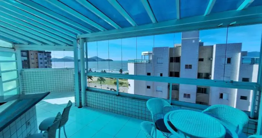 Belissima cobertura / penthouse a venda com vista mar, 04 dormitorios com 02 suites , indaia, caraguatatuba, sp