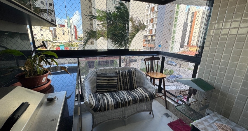 Apartamento mobiliado 85 m² -  03 quartos s/ 01 suite  - Manaira - João Pessoa PB
