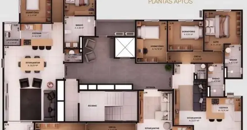Apartamento com 3 quartos à venda no Sanvitto, Caxias do Sul 