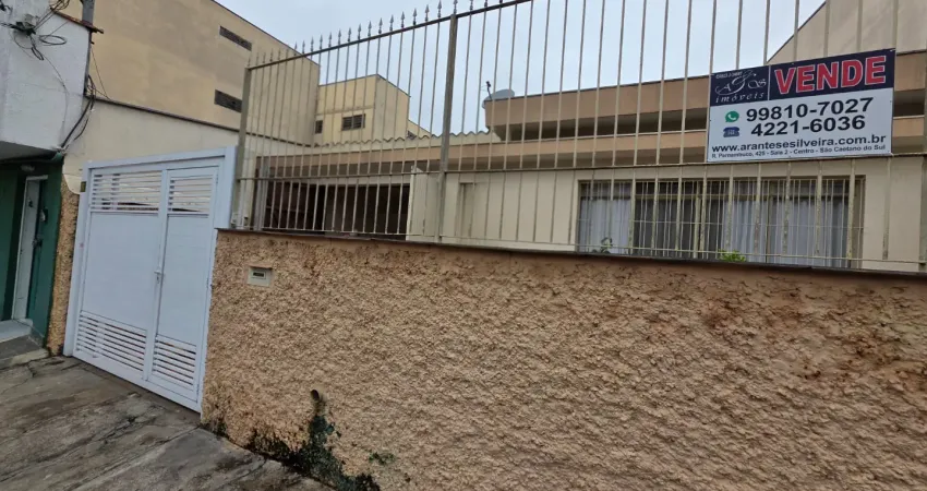 Casa térrea ampla com edícula à venda, jardim e 4 vagas – bairro olímpico | são caetano do sul