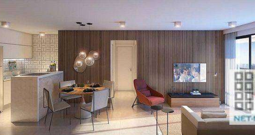 Apartamento 1 Dormitórios (57m²), 1 Banheiro Social, Terraço, 1 Vaga.  Próximo da estação Campo Belo