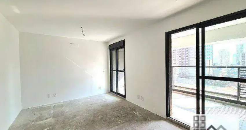 Apartamento 1 Dormitório (40,56m²), Varanda, 1 Vaga. A 100 metros da estação Brooklin do metrô