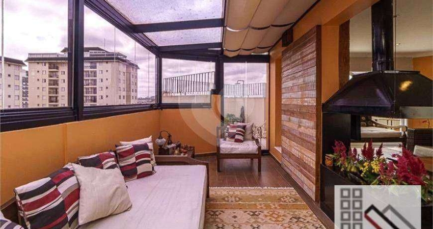 Belíssima Cobertura Duplex 3 Dormitórios (230m²), 2 Suítes, Terraço, 4 Vagas. Na Vila Mascote
