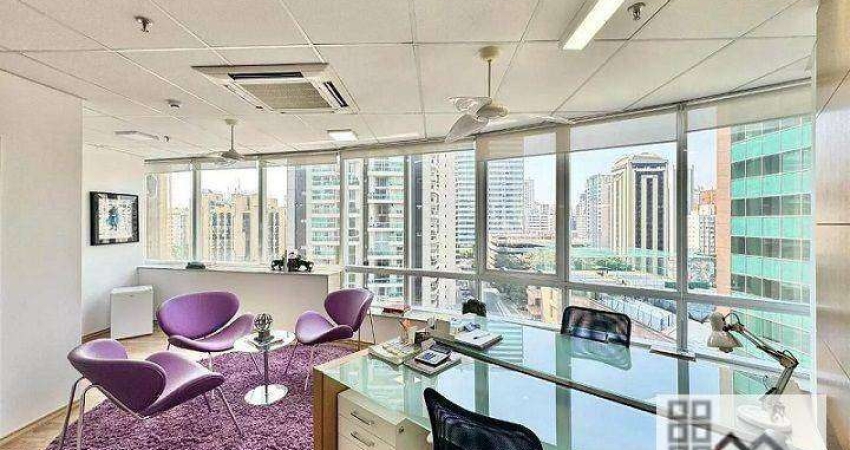 CONJUNTO COMERCIAL (99m²), 2 BANHEIROS, MOBILIADO. 3 VAGAS. A 200 METROS DA ESTAÇÃO BERRINI DA CPTM