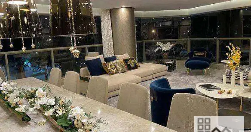 APARTAMENTO 3 DORMITÓRIOS (220m²), 3 SUÍTES, TERRAÇO, 4 VAGAS. LUXO, SOFISTICAÇÃO E EXCLUSIVIDADE