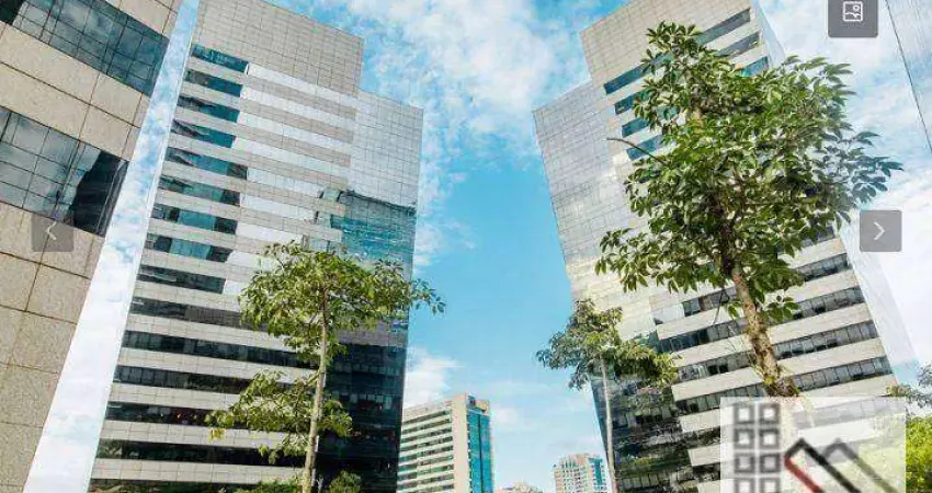 LAJE CORPORATIVA (1.741,92m²), 8 BANHEIROS, 32 VAGAS. NO LUXUOSO COMPLEXO DE PRÉDIOS DE ESCRITÓRIOS