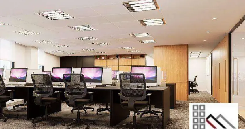 CONJUNTO COMERCIAL (350m²), 4 BANHEIROS, MOBILIADO, 5 VAGAS. SOB MEDIDA NO CONCEITO PLUG&amp;PLAY
