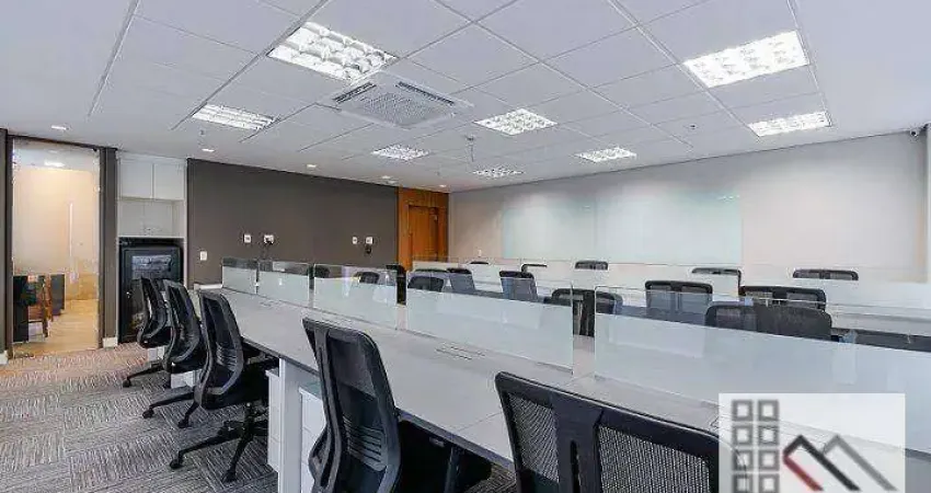 COMPRA COM RENDA GARANTIDA. CONJUNTO COMERCIAL (213m²), 4 BANHEIROS, 4 VAGAS. MOBILIADO. AO LADO DO SHOPPING VILA OLÍMPIA