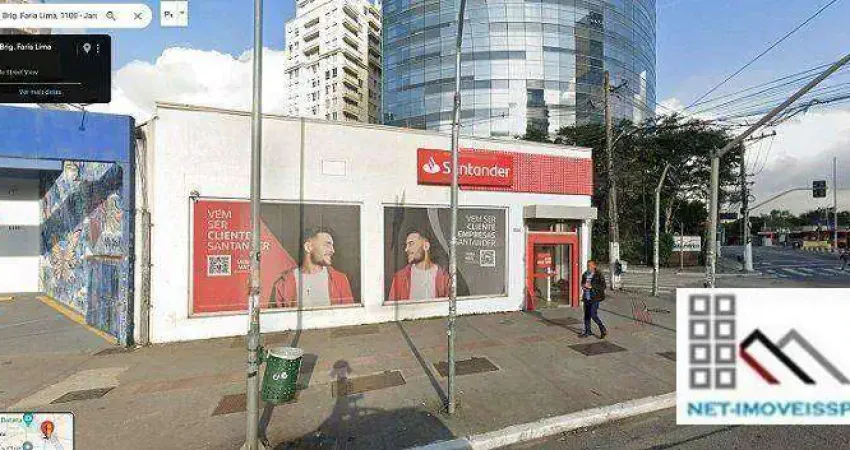 Loja comercial (579m²), 4 banheiros, 6 vagas. em frente da estação faria lima do metrô