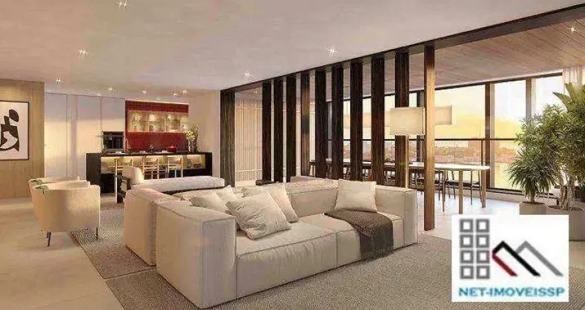 Apartamento 4 dormitórios (210m²), 4 suítes, terraço, 3 vagas. um projeto luxuoso e exclusivo da chácara kalbin