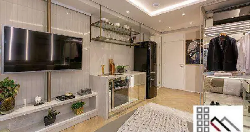 Studio 1 dormitórios (25m²), 1 dormitório, terraço. ao lado da puc-sp, campus monte alegre