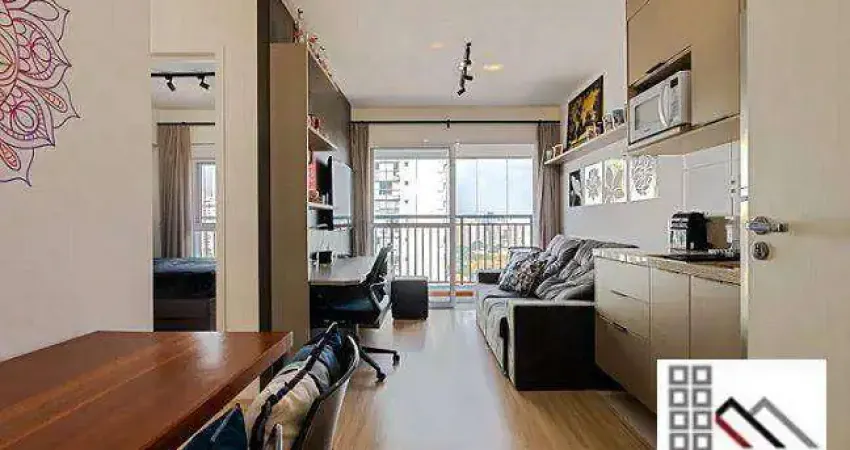 Apartamento 1 dormitório (32m²), 1 banheiro, varanda. ao lado da estação vila mariana do metrô