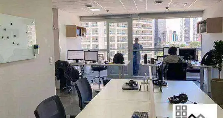 Conjunto comercial (81,5m²), 2 banheiros, mobiliado, terraço, 2 vagas. o novo ícone arquitetônico da cidade