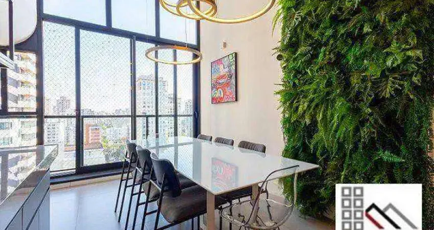 Apartamento 2 dormitórios (115m²), 2 suítes, totalmente reformado, sacada, 2 vagas. próximo do shopping vila olímpia