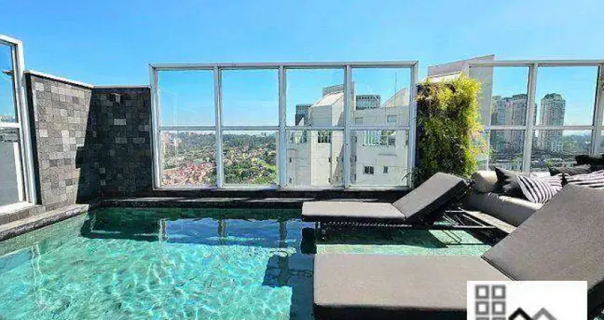 Cobertura duplex 4 dormitórios (305m²), 3 suítes, terraço, 3 vagas. próximo do shopping jk
