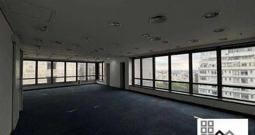 Conjunto comercial (350m²), 4 banheiros, 6 vagas. seu negócio no coração da avenida paulista
