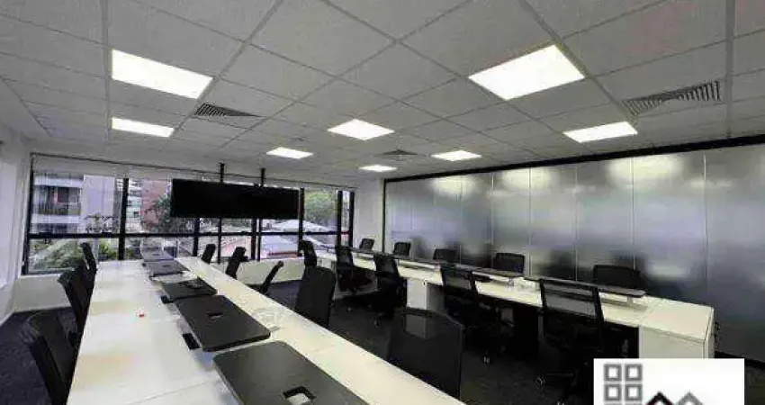 Aluga prédio comercial monousuário (3000m²), 32 banheiros, mobiliado, 40 vagas. próximo do shopping ibirapuera