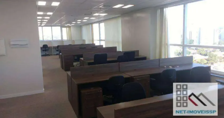 CONJUNTO COMERCIAL (202m²), 4 BANHEIROS, 6 VAGAS. AO LADO DO SHOPPING MORUMBI