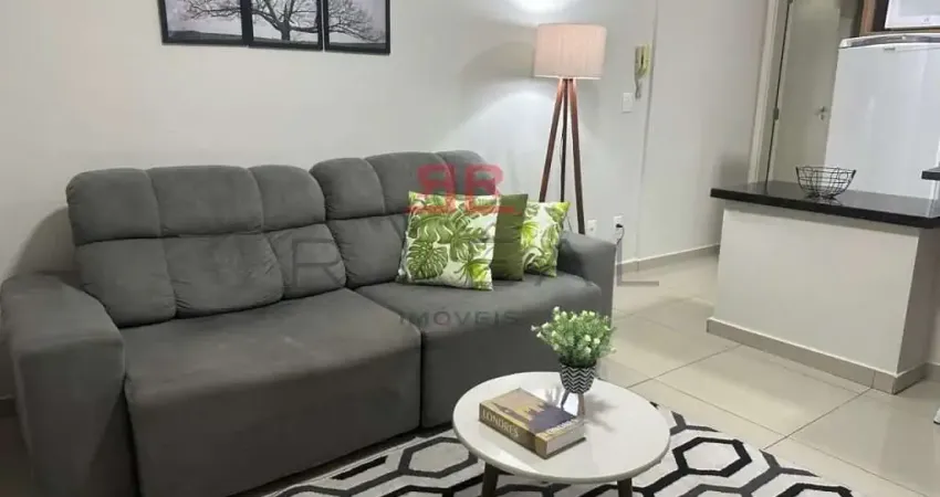 Lindo apartamento de 1 dormitório completo em mobília