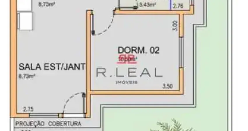 Casa com 2 quartos à venda no Residencial Parque Granja Cecília A, Bauru