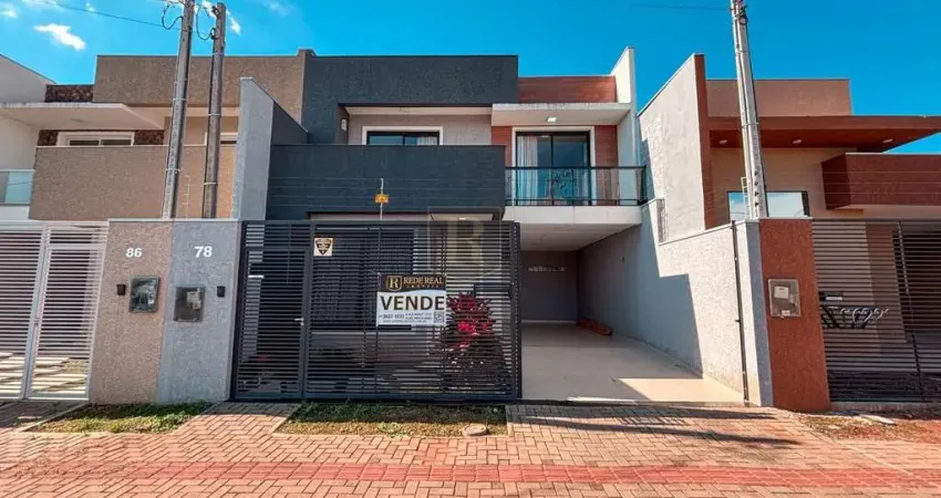 Sobrado para Venda em Guarapuava, Boqueirão, 3 dormitórios, 1 suíte, 2 vagas