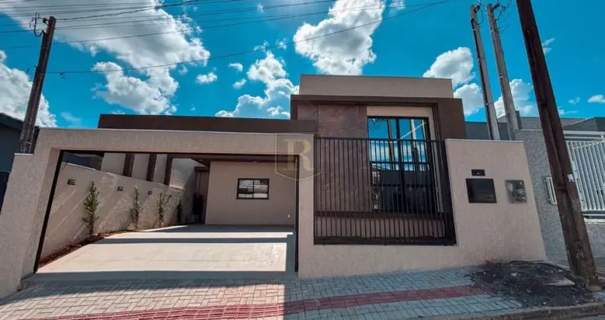 Casa para Venda em Guarapuava, Batel, 3 dormitórios, 1 suíte, 2 banheiros, 2 vagas