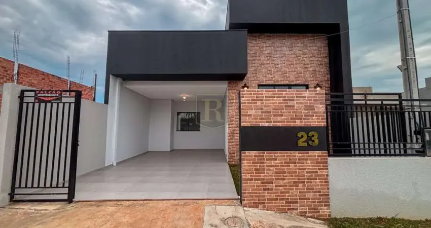 Casa para Venda em Guarapuava, Boqueirão, 2 dormitórios, 1 suíte, 2 banheiros, 1 vaga