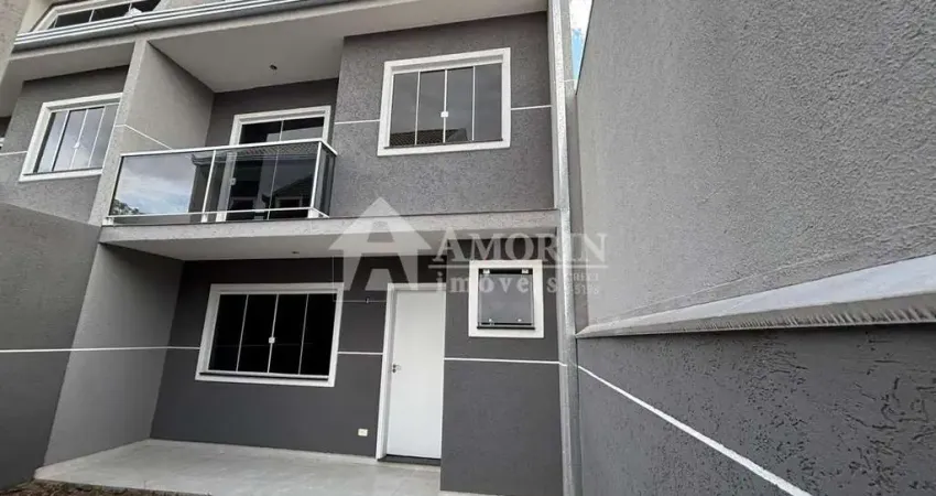 Sobrado com 3 dormitórios à venda, fazendinha, curitiba - pr