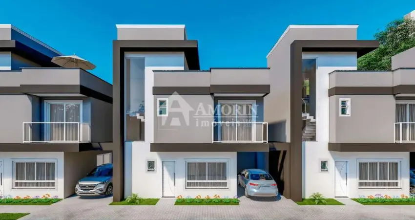 Sobrado à venda, em condomínio fechado no portão, não geminado curitiba - pr