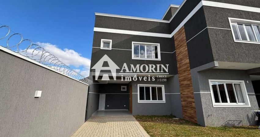 Sobrado novo para locação, 3 dormitórios, 112m - Fazendinha Curitiba-Pr
