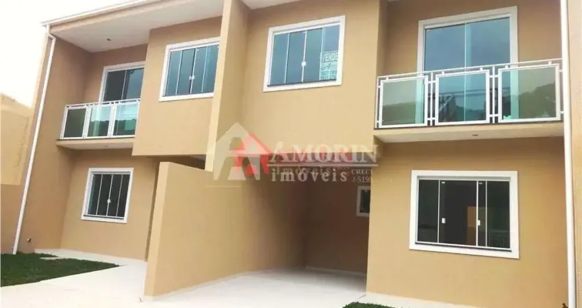 Sobrado á venda pinheirinho, curitiba-pr em condomínio fechado.