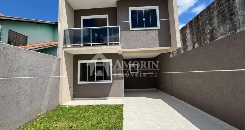 Sobrado à venda, fazendinha, curitiba - pr, 98 m , novo. pronto para morar.