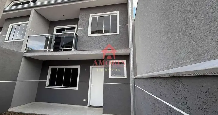 Sobrado à venda, com 140m², 3 dormitórios (1 suíte)- Fazendinha, Curitiba, PR