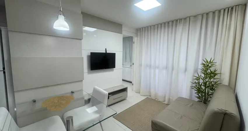 Apartamento mobiliado com 58 mertos para locação em cabo branco.