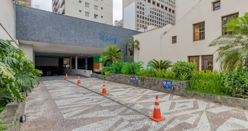 Apartamento para Locação Centro -47m², 1 quarto semi-mobiliado - Rua Emiliano Perneta, Centro - Residencial Le Park Residence. - 5359