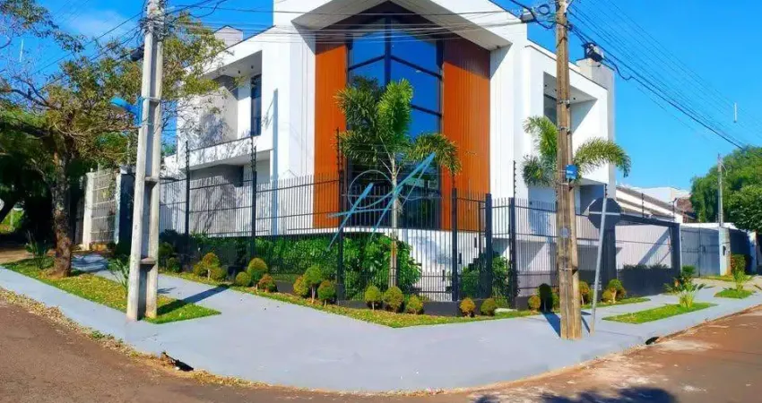 Sobrado à venda em maringá, jardim iguaçu, com 4 suítes, com 235 m²