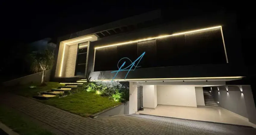 Casa à venda em maringá, chácaras aeroporto, com 3 suítes, com 280 m², ecogarden residence